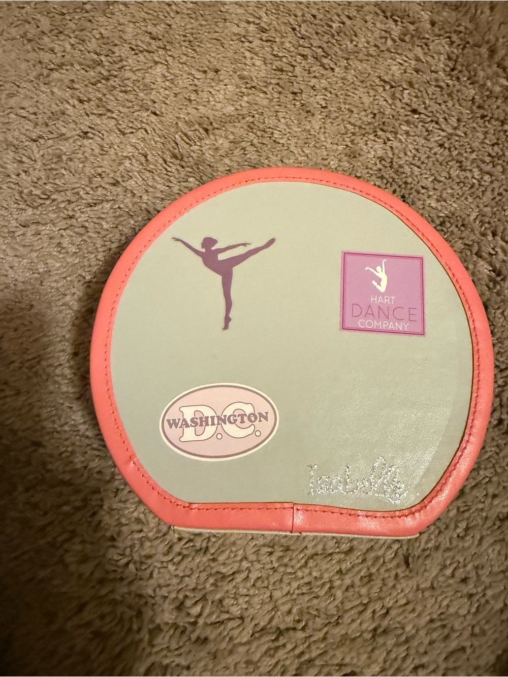 AG Isabel Dance Case with Ballet Shoes, hair accessories and bun form.